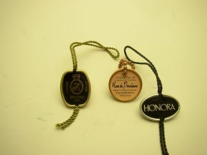 Jewelry Metal Tags and Printed Front